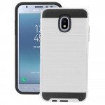 Wholesale Galaxy J3 (2018), Achieve, Star, Galaxy Express Prime Armor Hybrid Case (Silver)